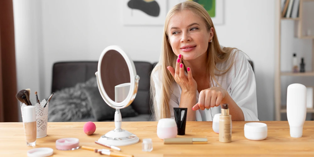 آموزش آرایش صورت در خانه؛ خودآرایی دختران و زنان تازه کار برای عروسی و مهمانی 22
