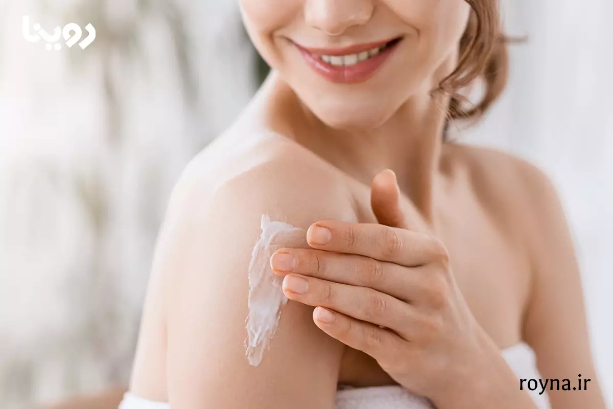 مراحل استفاده بستنی مختص بدن روی پوست بدن