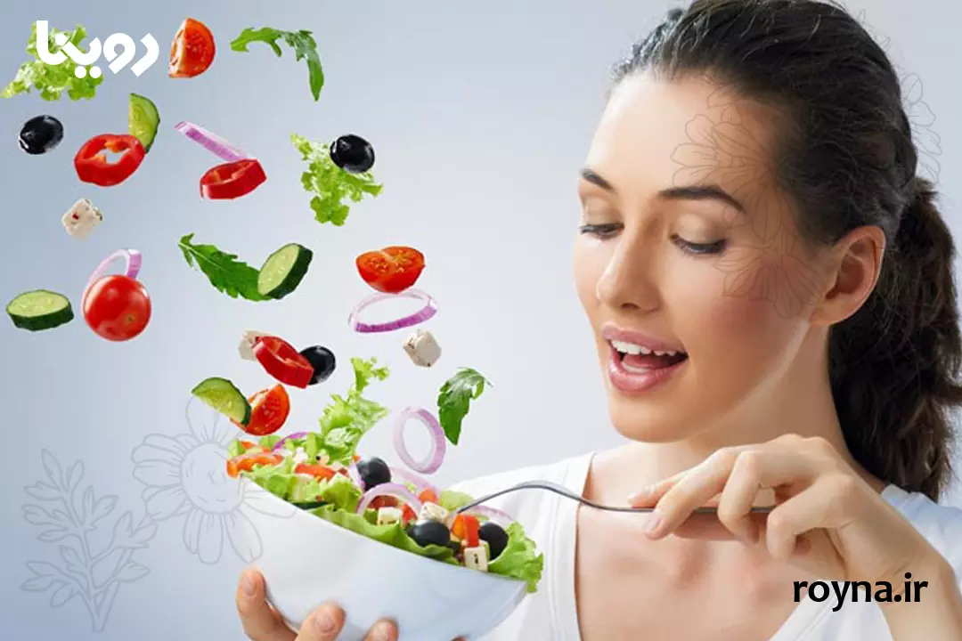 سبزیجات سبز برای درخشندگی و سفید شدن صورت