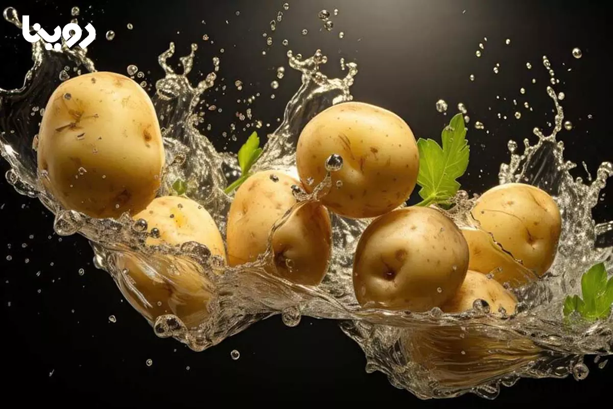 ماسک سیب زمینی و زردچوبه - راز درخشندگی طبیعی پوست