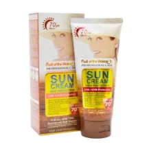 کرم ضد آفتاب بدون رنگ وکالی حاوی SPF70