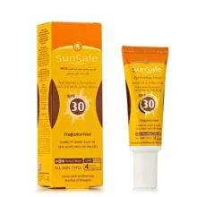 کرم ضد آفتاب دور چشم رنگی سان سیف با SPF30