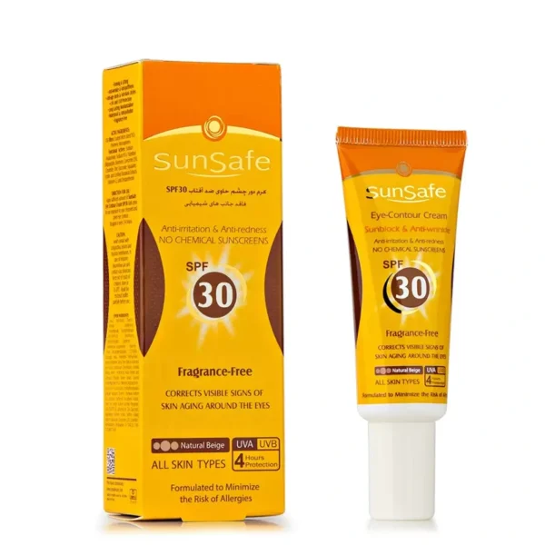 کرم ضد آفتاب دور چشم رنگی سان سیف با SPF30