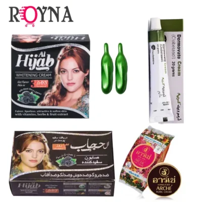 پک کامل کرم و صابون الحجاب اصل ( اورجینال )