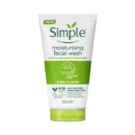 ژل شستشوی آبرسان صورت سیمپل مدل Moisturizing مناسب انواع پوست 150 میل