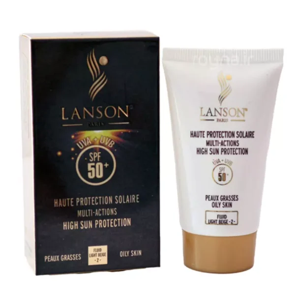 کرم ضد آفتاب لانسون رنگی با SPF50 حجم 40 میلی لیتر