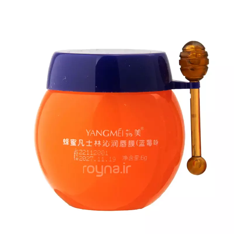 بالم لب یانگمی با عصاره بلوبری مدل ظرف عسل