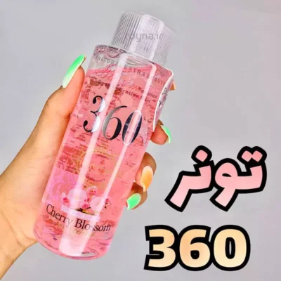 تونر 360 وکالی مناسب انواع پوست حجم 300 میلی لیتر 22