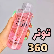 تونر 360 وکالی مناسب انواع پوست حجم 300 میلی لیتر 22