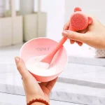 براش ماسک خرسی سیلیکونی مدل دو سر 11