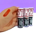 تست رنگ تینت لب قهوه ای کالر کاستل