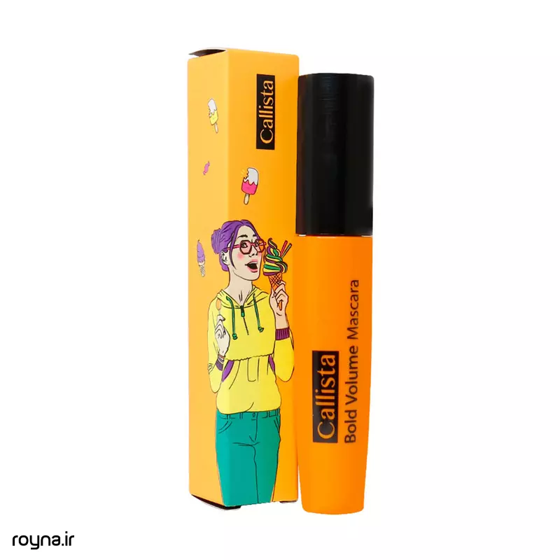 Callista Orange Mascara 01 ریمل حجم دهنده کالیستا نارنجی مدل Bold Volume