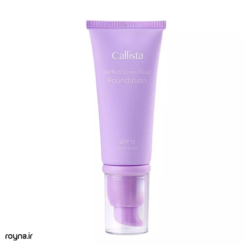 Callista Perfect Cover Fluid Foundation 01 تصویر اصلی کرم پودر فلوییدی کالیستا مدل Perfect Cover