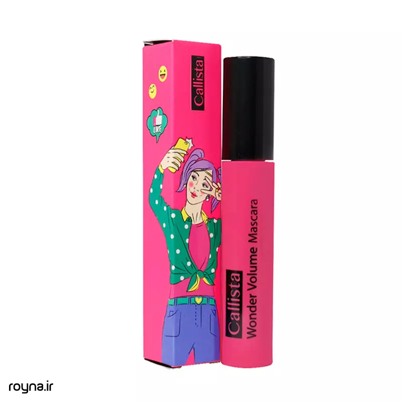 Callista Pink Mascara 01 ریمل حجم دهنده کالیستا صورتی مدل Wonder Volume