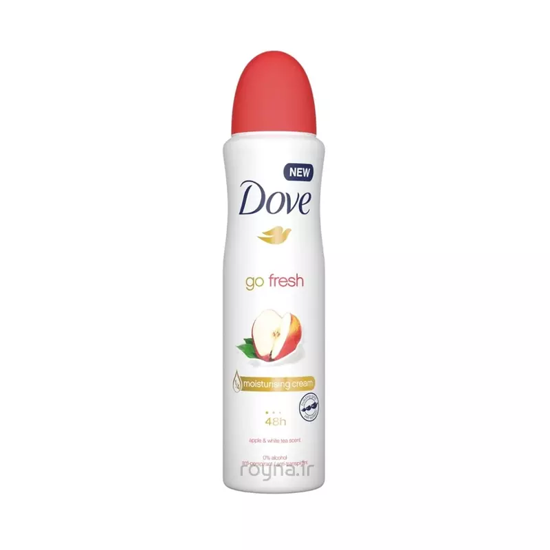 Dove Women Spray Apple 4256 تصویر اصلی اسپری ضد تعریق زنانه داو با رایحه سیب